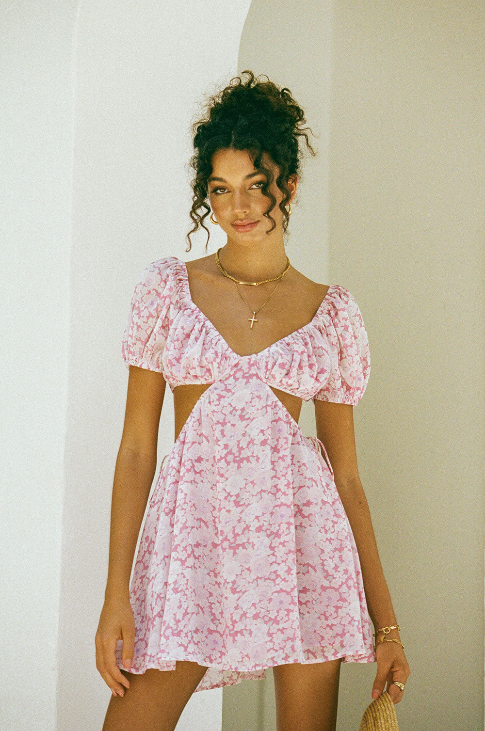 SAMPLE-Eilish Dress - Peony