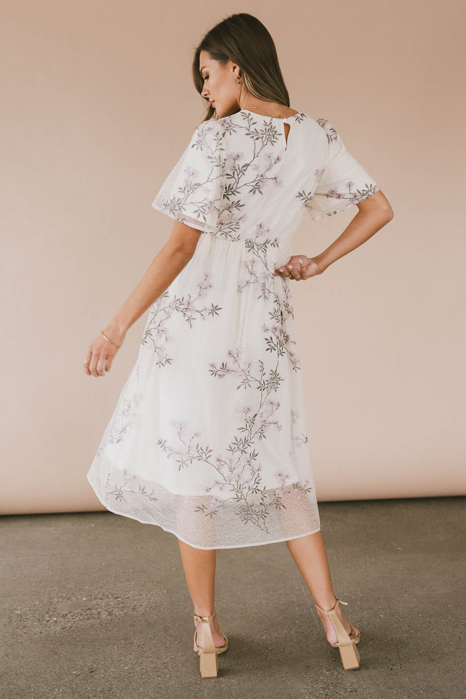Evelise Floral Midi Dress - FINAL SALE