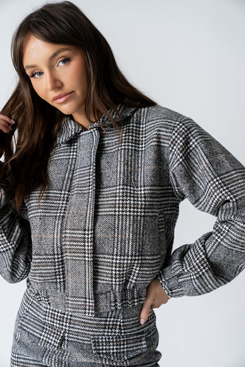 Finley Tweed Jacket in Black