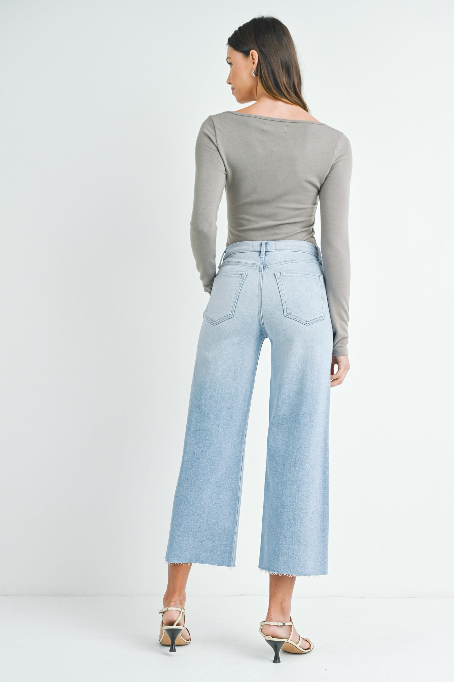 Just Black Scissor Cut Jeans