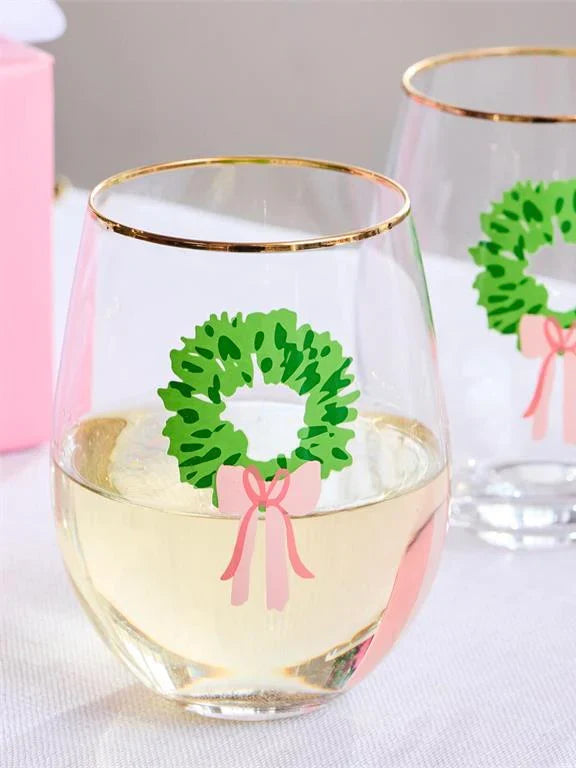 Mary Square Stemless Wine Glass