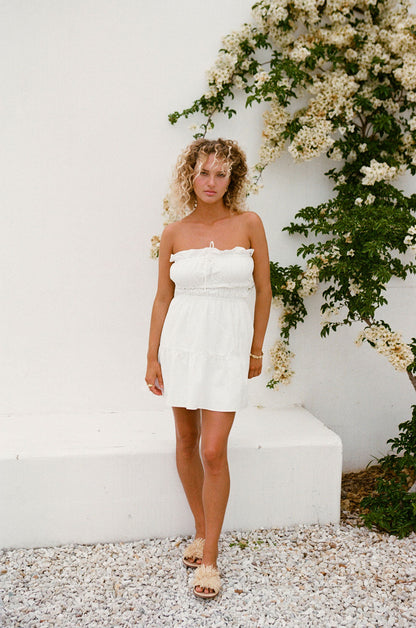 SAMPLE-Alaria Dress - White
