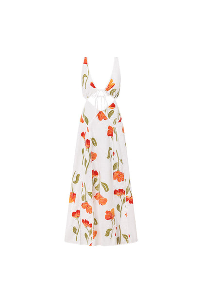 SAMPLE-Eliska Dress - Poppy