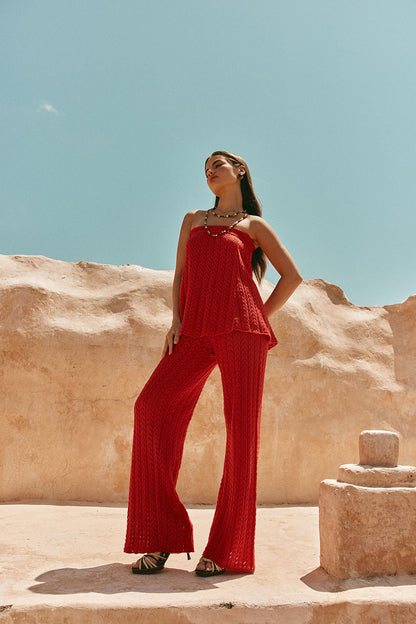 Athena Pants - Red