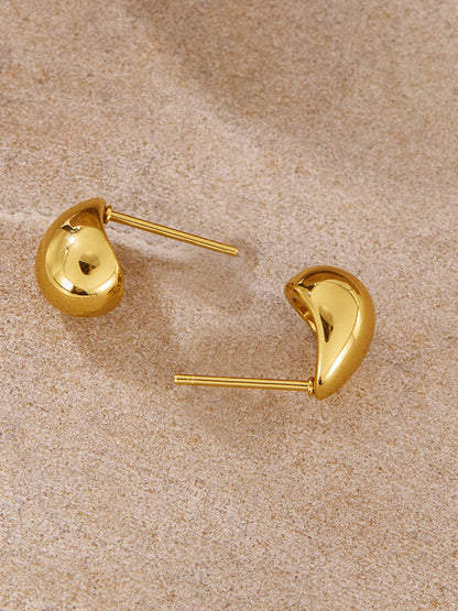 Minimalist Teardrop Stud Earrings