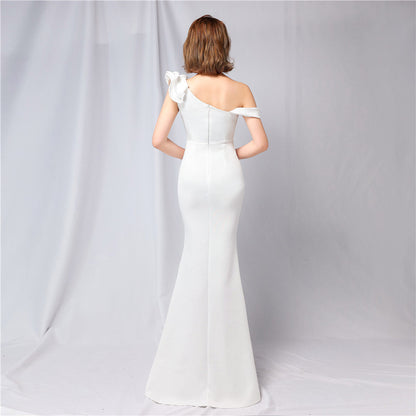 Delana Elegant Formal One Shoulder Dress