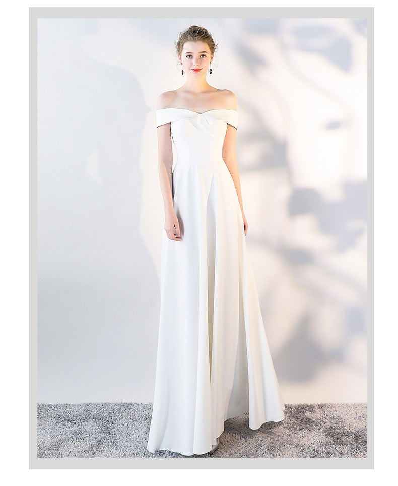 Ella off-the-shoulder gown