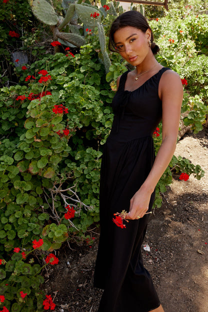 Barrett Midi Dress in Black - FINAL SALE